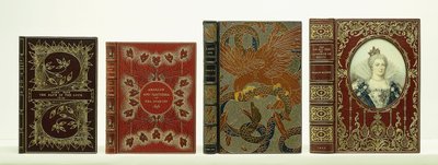 Four Book Covers with Binding by Riviere & Sons Including 