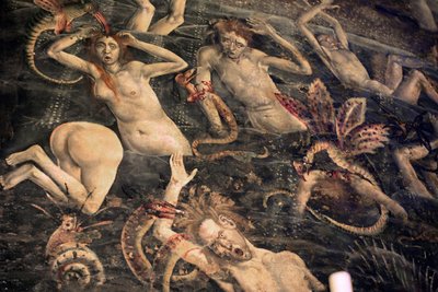 Cathedrale Sainte-Cecile, Fresco of the Last Judgement, Detail by Unbekannt