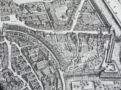 Frankfurt Judengasse 1628 by Unbekannter Künstler