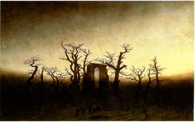 Abbey in the Oakwood by Unbekannter Künstler