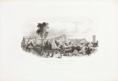 The New Crystal Palace at Sydenham, Great Exhibition 1851 by Unbekannter Künstler