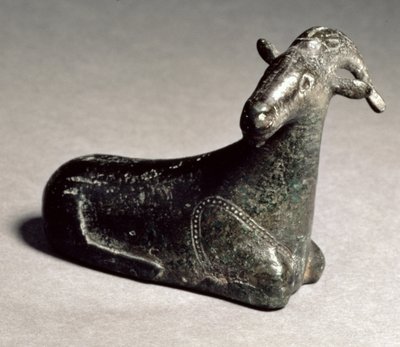 Hollow-Cast Figure of a Goat, Eastern Greek, Archaic Period, c.550 BC by Unbekannt