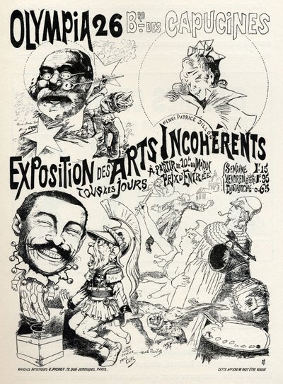Incoherent Arts Exhibition at the Olympia, Paris by Unbekannter Künstler