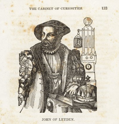 John of Leiden, Dutch Anabaptist leader by Unbekannter Künstler