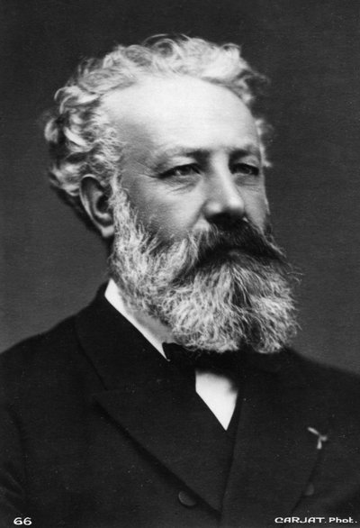 Jules Verne - Portrait by Unbekannter Künstler