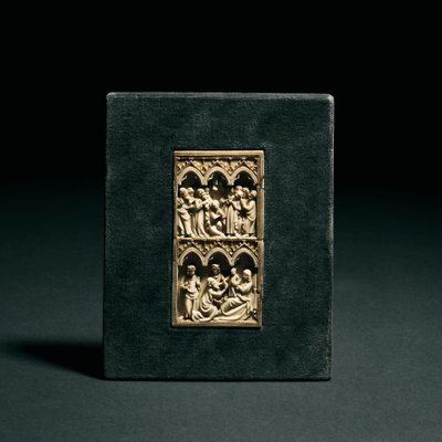 Left Wing of a Diptych with the Ascension and the Adoration of the Magi by Unbekannt