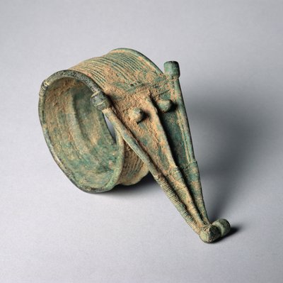 Lorhon Bracelet with a Crocodile Head, from Burkina Faso or the Ivory Coast, Probably 18th Century by Unbekannt