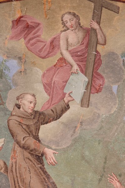 18th-Century Fresco Depicting the Life of St Francis of Assisi by Unbekannt