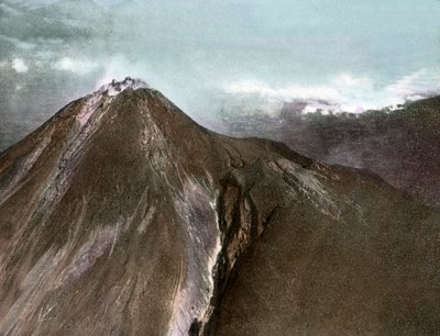 Mount Merapi Volcano on Java Island by Unbekannter Künstler