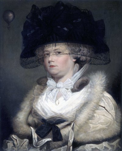Mrs Sage, the First English Lady Balloonist by Unbekannt