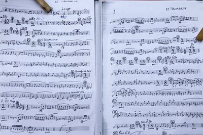 Music score, Montesano, Italy by Unbekannt