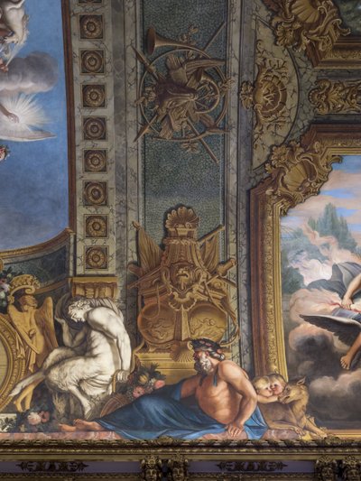 Mythological figures. Painted decor by Francois Perrier by Unbekannt