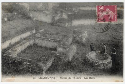 Lillebonne: View of the Ruins of the Theatre and the Roman Baths by William M. Timlin