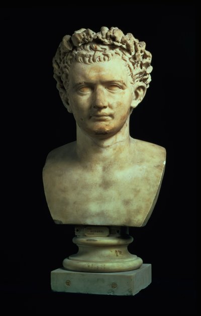 Portrait bust of Emperor Nero (37-68), after 75 AD by Unbekannt