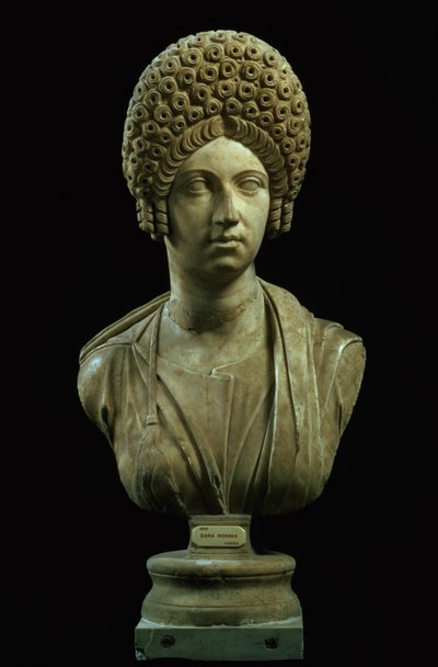 Portrait bust of a lady, Roman, Flavian Dynasty, c.69-96 AD by Unbekannt