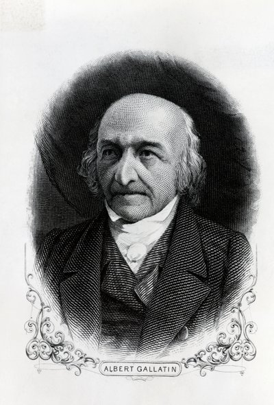 Portrait of Albert Gallatin (1761-1849) by Unbekannt