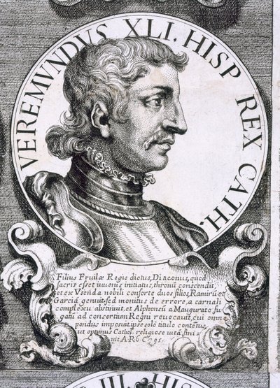Portrait of Bermundo I by Unbekannt