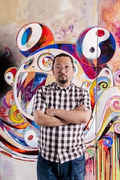 Portrait of Japanese artist Takashi Murakami, 2010 by Benjamin Baud