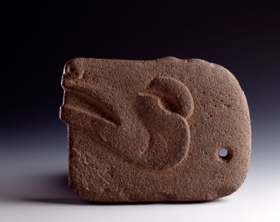 Pre-Columbian art, Mayan civilization, classical period: zoomorphic axe in carved stone representing the head of a deer. Dim. 26.5 x width 19.5 cm Guatemala, Museo Nazionale di Archeologia e Etnologia by Unbekannt