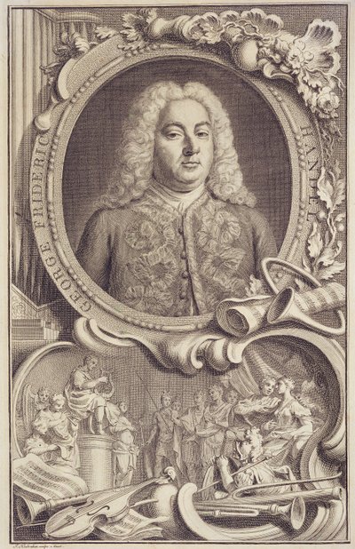 George Frederick Handel, Frontispiece to 