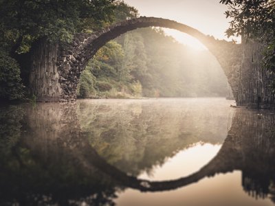 Rakotz Bridge - Study 5, Saxony, Germany, 2015 by Leopold Blonder