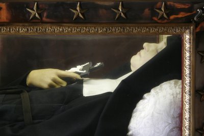 Sainte-Jeanne de Chantal recumbent figure in the Visitation basilica, Annecy, France by Unbekannt
