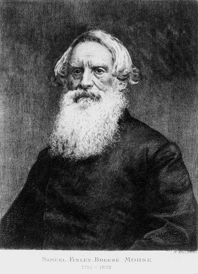 Samuel F. B. Morse, American artist and inventor of Morse code by Unbekannt
