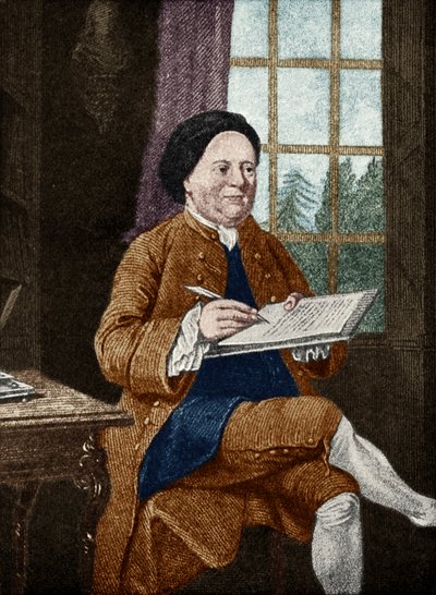 Samuel Richardson, portrait. English author 19 August 1689 - 4 July 1761. by Mason Chamberlin by Unbekannt