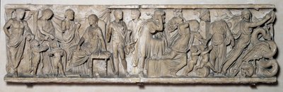 Side of a sarcophagus depicting the legend of Medea by Unbekannt