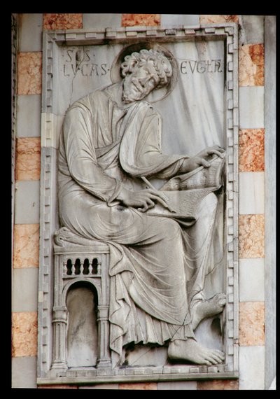St. Luke, Relief from the North Side of the Basilica by Unbekannt
