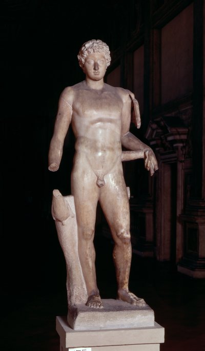 Statue of a youth with the attributes of Mercury, Roman by Unbekannt