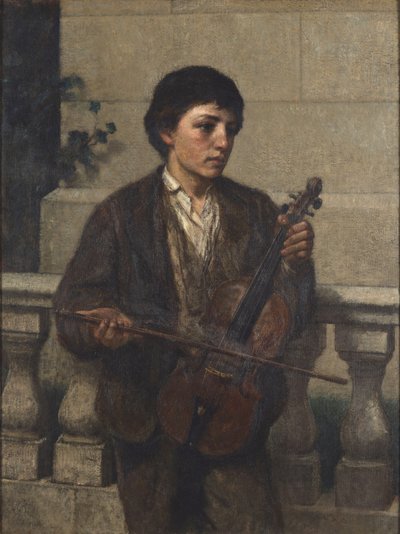 Street Musician by Unbekannter Künstler