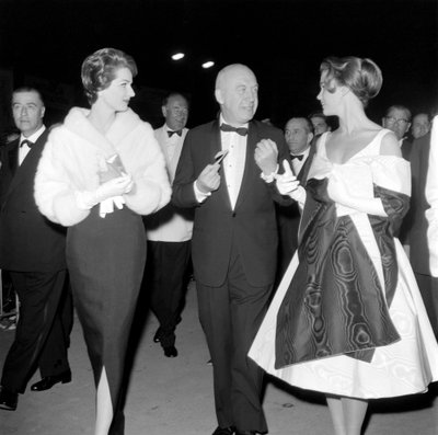 The Actress Lee Remick with the Director Otto Preminger and His Wife Hope Bryce at International Film Festival in Venice Lido - 1959 by Unbekannt