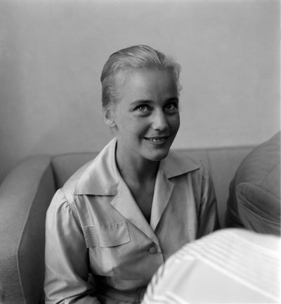 The Actress Maria Schell at XVII International Film Festival in Venice Lido - 1956 by Unbekannt