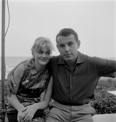 The Director Milos Forman with the Actress Breschova at Venice Lido - 1965 by Unbekannt