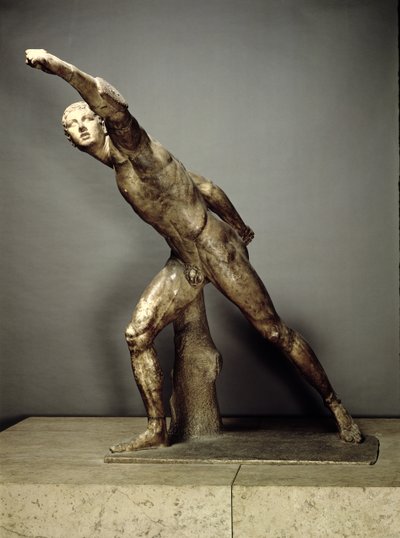 The Borghese Gladiator by Unbekannt
