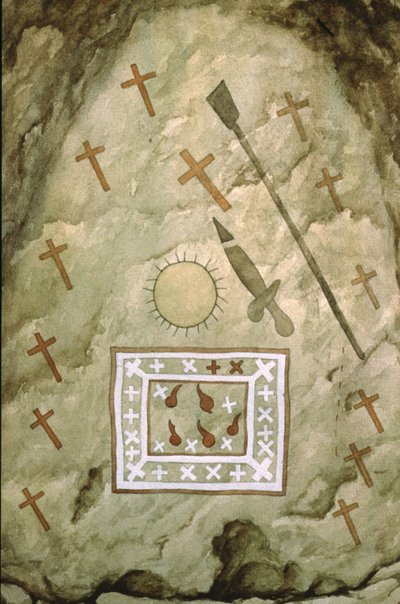 The Holy Grail (Reproduction of a 13th century painting) by Unbekannter Künstler