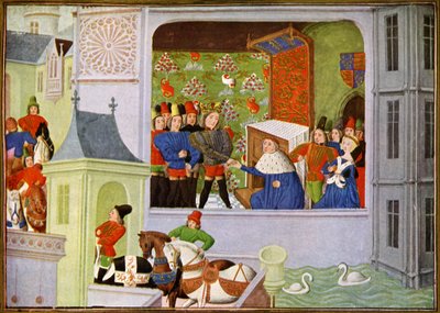 The Interview of Richard II and the Duke of Gloucester in Pleshy Castle by Unbekannter Künstler