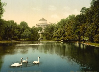 The Saxe Garden, Warsaw, Russia (i.e. Warsaw, Poland), c.1890-c.1900 by Unbekannter Künstler