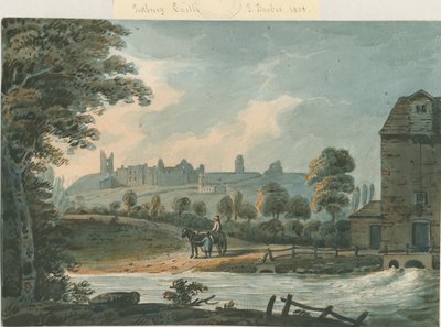 Tutbury Castle - South East View, 1808 by Unbekannt