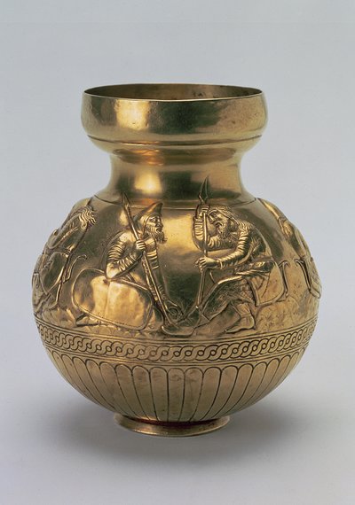Vessel Depicting Scythian Warriors, Greek Work from the Bosporan Kingdom, Second Half of the 4th Century BC by Unbekannt