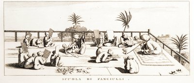 View of a Madrasa Religious School, Egypt - Illustration from the Atlas of Egypt by Unbekannt