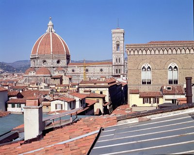 View of the Cathedral, Campanile and Orsanmichele by Unbekannt