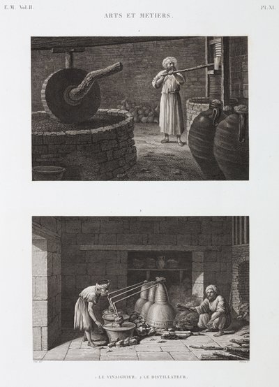 Vinegar Maker and Distiller, Egypt, c. 1798 by Unbekannt