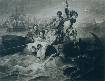 Watson and the Shark by Unbekannter Künstler