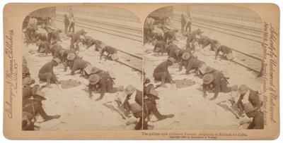 The Gallant 25th Preparing to Embark for Cuba, 1898 by Underwood & Underwood