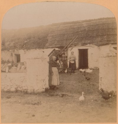 A Characteristic Home, Ballintoy Village, County Antrim, Ireland, 1900 by Underwood and Underwood