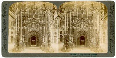Church of the Holy Sepulchre, Jerusalem, Palestine by Underwood and Underwood