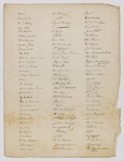 The Library of the Royal Academy (page from book) by Unidentified (European)