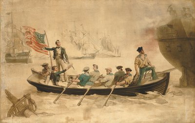 Perry Transferring His Flag to the Niagara by Unidentified